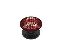 Just Kiss Me Can Talk Later Flirty Romance PopSockets Adhesive PopGrip