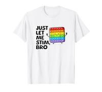 Just Let Me Stim Bro Kids Boys Autistic Autism Awareness T-Shirt