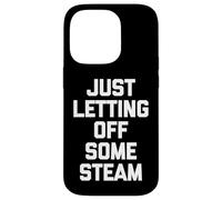 Just Letting Off Some Steam -Funny Saying Workout Muscle Gym Case for iPhone 14 Pro
