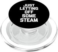 Just Letting Off Some Steam -Funny Saying Workout Muscle Gym PopSockets PopGrip for MagSafe