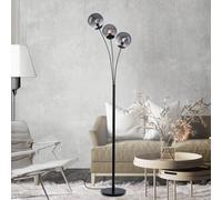 JUST LIGHT. GmbH Big Widow floor lamp with three glass shades