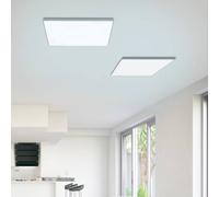 JUST LIGHT. GmbH Canvas LED ceiling light, tunable white, 60 cm