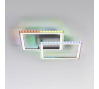 JUST LIGHT. GmbH Felix60 LED ceiling light, 44.5 cm x 44.5 cm