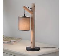 JUST LIGHT. GmbH Green Tribu table lamp, paper, wood, height 53 cm