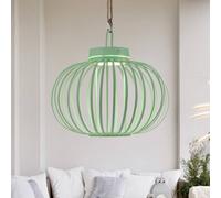 JUST LIGHT. GmbH JUST LIGHT. Akuba LED table lamp, green, 33 cm, bamboo