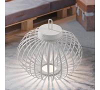 JUST LIGHT. GmbH JUST LIGHT. Akuba LED table lamp, white, 33 cm, bamboo