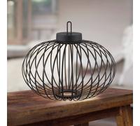 JUST LIGHT. GmbH JUST LIGHT. Akuba rechargeable LED table lamp black 37 cm bamboo