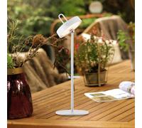 JUST LIGHT. GmbH JUST LIGHT. Amag rechargeable LED table lamp, white, iron, IP44
