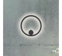 JUST LIGHT. GmbH JUST LIGHT. Archie LED rechargeable wall light, black, 3,000 K