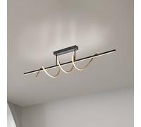 JUST LIGHT. GmbH JUST LIGHT. Emanda LED ceiling light, iron, black-brass