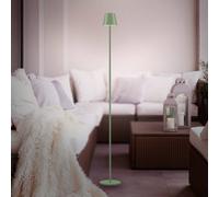 JUST LIGHT. GmbH JUST LIGHT. Euria LED floor lamp with rechargeable battery, green, iron,