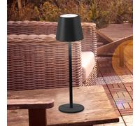 JUST LIGHT. GmbH JUST LIGHT. Euria LED table lamp, black, iron IP54