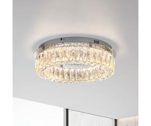 JUST LIGHT. GmbH JUST LIGHT. Kulunka LED ceiling light, iron, crystal glass