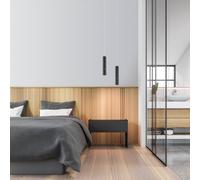 JUST LIGHT. GmbH JUST LIGHT. LED battery-powered pendant light Attach, black, iron