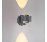 JUST LIGHT. GmbH JUST LIGHT. LED rechargeable wall light Chia silver, iron, 3,000 K