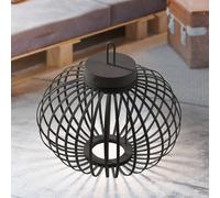 JUST LIGHT. GmbH JUST LIGHT. LED table lamp Akuba black 33 cm bamboo
