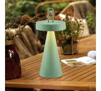 JUST LIGHT. GmbH JUST LIGHT. LED table lamp Alwa, green, iron, IP44