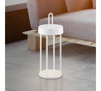 JUST LIGHT. GmbH JUST LIGHT. LED table lamp Anselm, white, 28 cm, iron