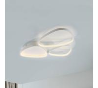 JUST LIGHT. GmbH JUST LIGHT. Pebbles LED ceiling light, white, dimmable