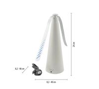 JUST LIGHT. GmbH JUST LIGHT. Swat fly whisk, battery-operated, white