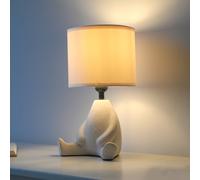 JUST LIGHT. GmbH JUST LIGHT. Ted table lamp, ceramic, seated, sand beige