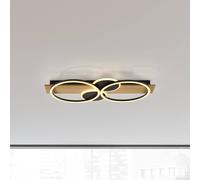 JUST LIGHT. GmbH JUST LIGHT. Trooper LED ceiling light, iron, wood
