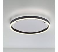 JUST LIGHT. GmbH LED ceiling light Ritus, Ø 39.3cm, anthracite