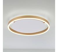 JUST LIGHT. GmbH LED ceiling light Ritus, Ø 39.3cm matt brass