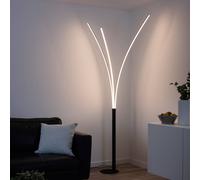 JUST LIGHT. GmbH LED floor lamp Maja, 3-bulb black