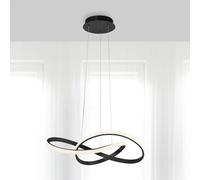 JUST LIGHT. GmbH Maria LED pendant light, 3-step dimmable, black
