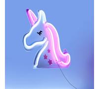 JUST LIGHT. GmbH Neon Unicorn LED wall light, USB