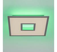 JUST LIGHT. GmbH Recess LED ceiling light, remote control RGBW