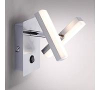 JUST LIGHT. GmbH Rico angular LED wall light, two-bulb