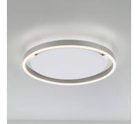 JUST LIGHT. GmbH Ritus LED ceiling light, Ø 39.3 cm, aluminium, dimmable
