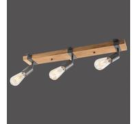 JUST LIGHT. GmbH Slat ceiling light, pivotable, three-bulb