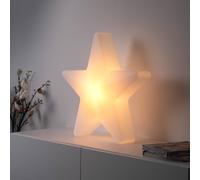 JUST LIGHT. GmbH Star LED Rechargeable Decorative Light, H 55 cm, IP44, white, RGBW