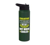 Just Like a Normal Writer but Much Cooler Stainless Steel Insulated Water Bottle