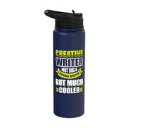Just Like a Normal Writer but Much Cooler Stainless Steel Insulated Water Bottle