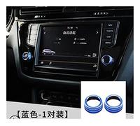 Just Like Button Audio Stereo Volume Control Knob Ring Cover Car Accessories Fit Replacement for Vw Tiguan Mk2 Atlas T-ROC Ateca 2017 2018 2019 (Color Name : Blue)