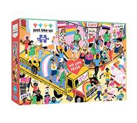 Just Like Us | 1000 Piece Jigsaw Puzzle for Adults | Pride Jigsaw Puzzle | Lucy Kirk | Sustainable Puzzle for Adults | Premium 100% Recycled Board | Gibsons Games