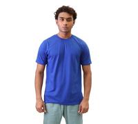 JUST LOOK Men's Plain T-Shirt, Cotton Blend, Crew Neck Short Sleeve, Regular Fit, Multiple Colours (UK, Alpha, XL, Regular, Regular, Royal Blue)