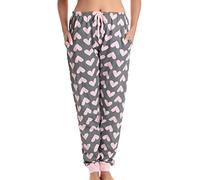 Just Love Joggers for Women, Hearts - Charcoal, M