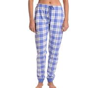 Just Love Joggers for Women, Periwinkle Plaid Jogger, Medium