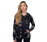 Just Love Loop Terry Tie Dye Hoodie for Women, Tie Dye Black Grey, S