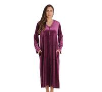 Just Love Plush Zipper Lounger Robe - Red - Medium