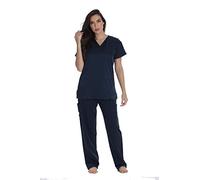 Just Love Stretch Solid Scrub Sets for Women 6828-NEW-NVY-M