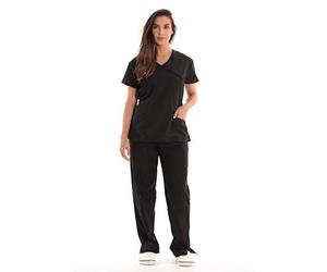 Just Love Women's Scrub Sets Medical Nursing Scrubs 11111W-BLACK-1X