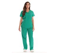 Just Love Women's Scrub Sets Medical Scrubs (Tie Back) - green - Medium