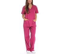 Just Love Women's Scrub Sets/Tunic and Trousers 1X Burgundy