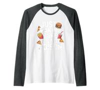 Just Making Sure It's Not Poison Foodie Humor - Raglan Baseball Tee